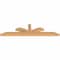Ekena Millwork Richland Timber Gable Bracket, Western Red Cedar, 108"W x 27"H x 5 1/2"D x 5 1/2"F, 6/12 Pitch GBW108X27X0606RIC00SWR - alternate 2